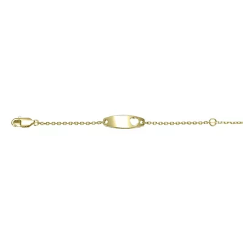 Chic Minimalist ID Bracelets with Heart Detail for Kids
