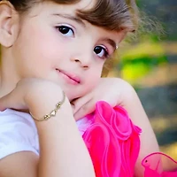 Lab Created Kids 14k Gold Plated Tiny Heart & Pearl Station Charm Bracelet