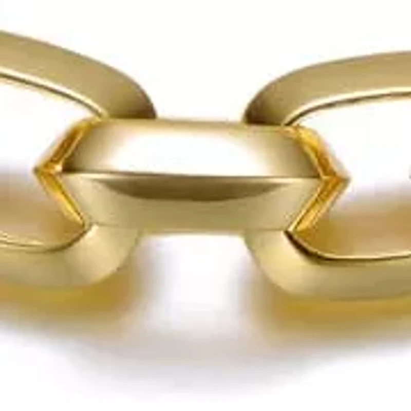 14K Gold Plated Chain Link Bracelet
