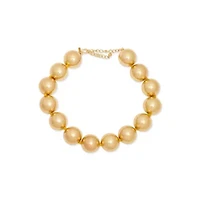 Statement Gold Ball Necklace