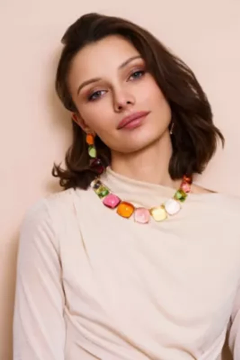 Pastel Stones Necklace