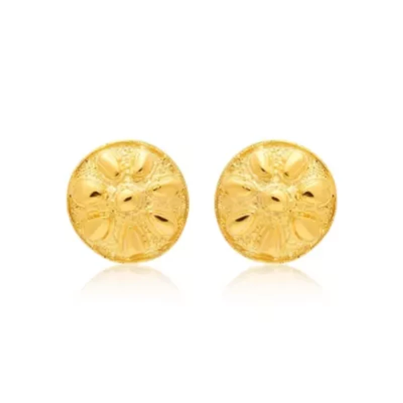 Sand Dollar Clip-On Earrings