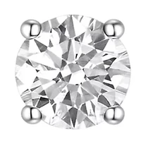 Set Of 3 Sterling Silver Round Stud Earrings