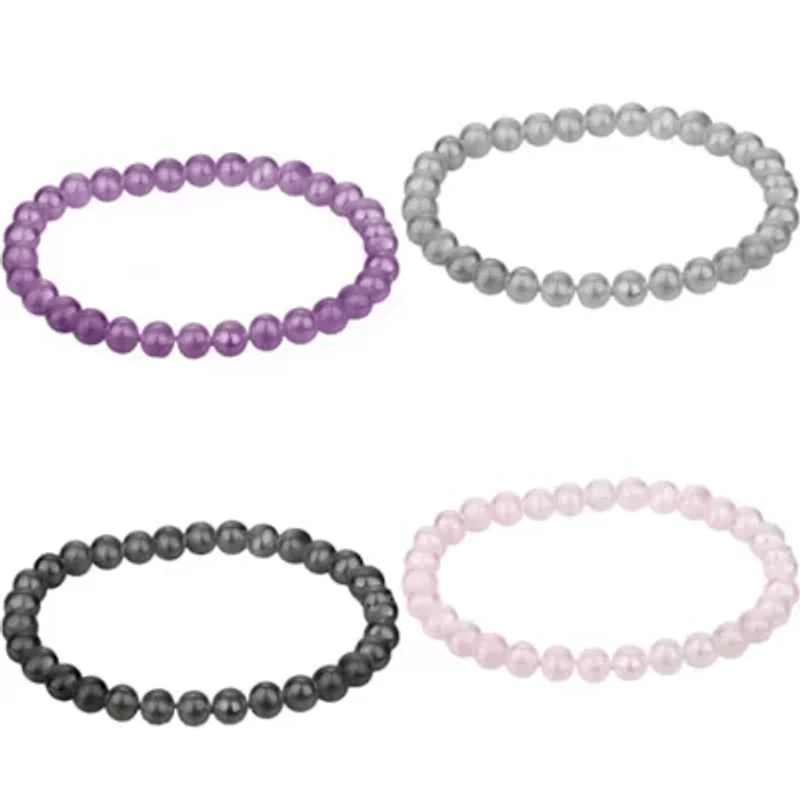 4 Pack Pearl Bracelets