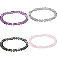 4 Pack Pearl Bracelets