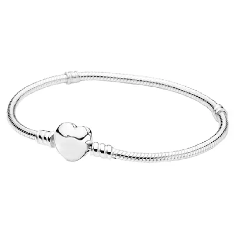 Shiny Heart Charm Bracelet