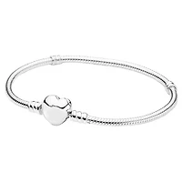 Shiny Heart Charm Bracelet