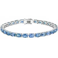 Oval Cut Tennis Bracelet