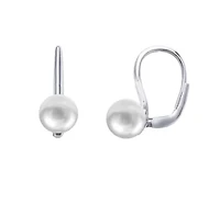 Sterling Silver Lever-back Ball Earrings