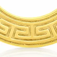 Greek Designed Hoop Earrings