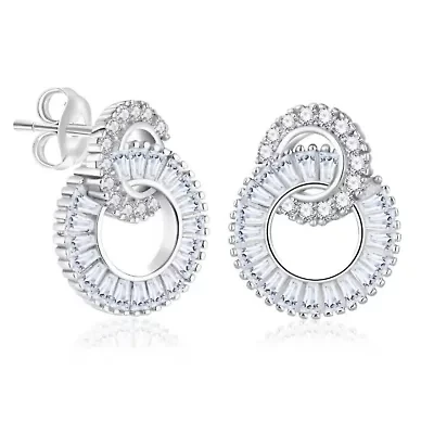 Sterling Silver Swirl Earrings