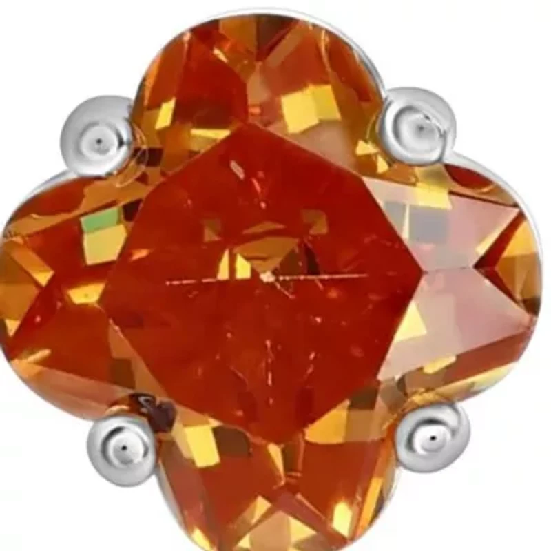 Sterling Silver Citrine Studs