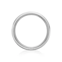 8MM Stainless Steel Band with Lapis Inlay