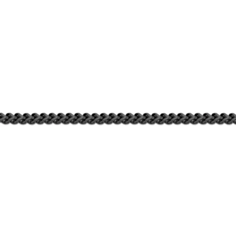 4MM Foxtail Chain Necklace with Push Lock Stainless Steel