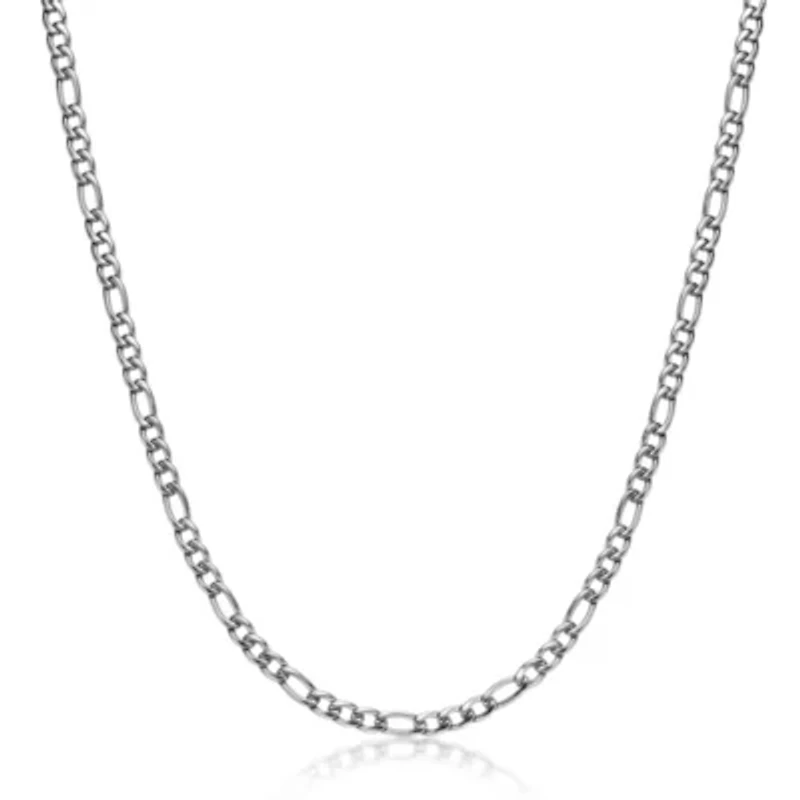 3mm Stainless Steel Figaro Chain Necklace