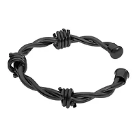 Stainless Steel Barb Wire Cuff Bracelet