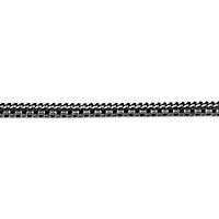 8.25" Antique Finish Stainless Steel Layered Bracelet