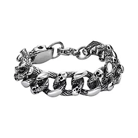 Stainless Steel Skull Bracelet