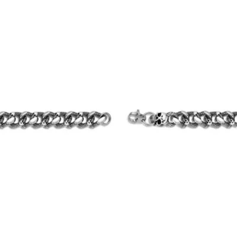 Stainless Steel Skull Bracelet