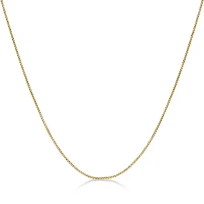 2mm Stainless Steel Round Box Chain Necklace