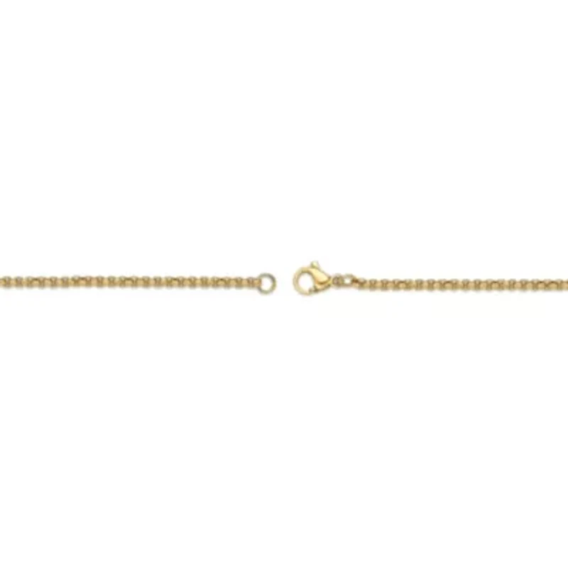 2mm Stainless Steel Round Box Chain Necklace