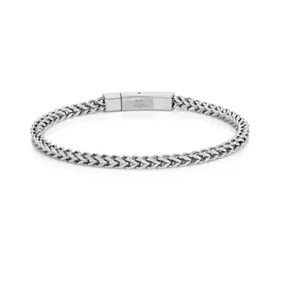 Stainless Steel Foxtail Chain Bracelet