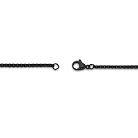 Stainless Steel Cross Pendant with Wood Inlay and Black Ion Plating