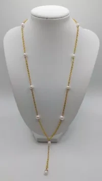 Pearl Accent Y Necklace