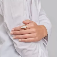 14k Gold Vermeil Moonstone Marquis Ring