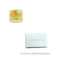 14k Gold Plated Multi-Band Ring
