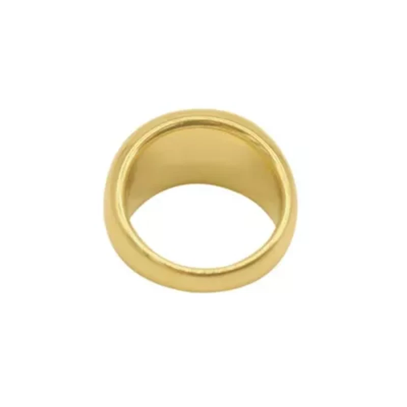 Tarnish Resistant 14k Gold Plated Dome Ring
