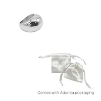Tarnish Resistant Rhodium Plated Dome Ring