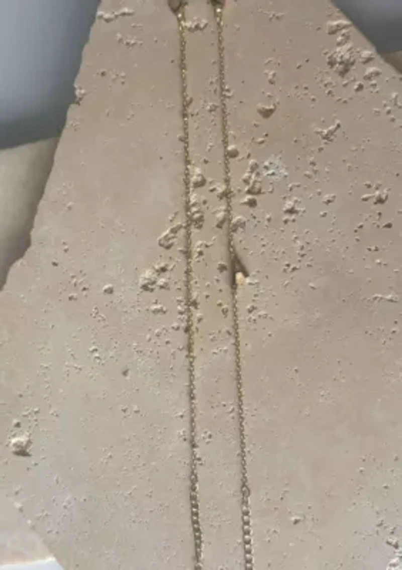 14k Gold Plated Initial Bracelet Set