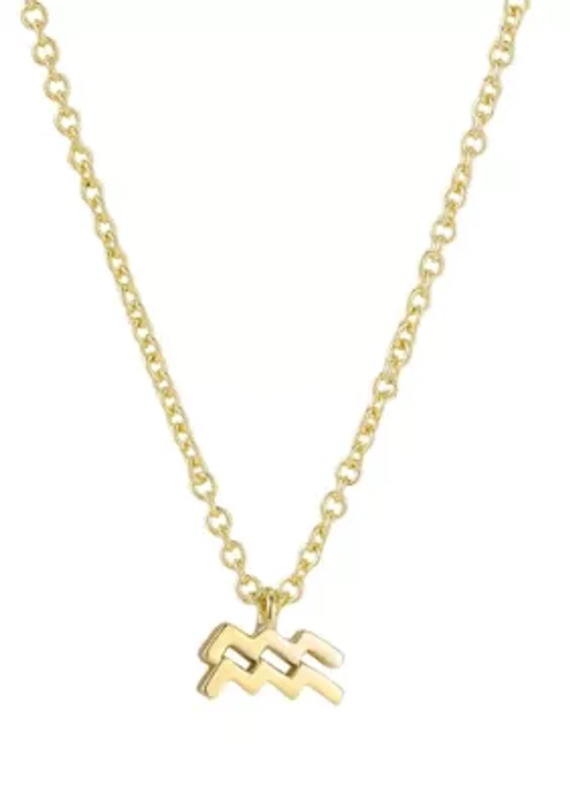 14k Gold Plated Zodiac Necklace