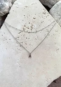 Silver Plated Layered Initial Necklace