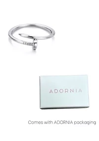 Silver Plated Nail Ring