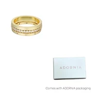 14k Gold Plated 3-Band CZ Set
