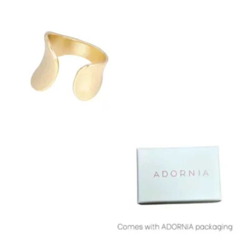 Tarnish Resistant 18k Gold Plated Split Statement Ring