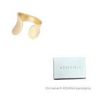Tarnish Resistant 18k Gold Plated Split Statement Ring