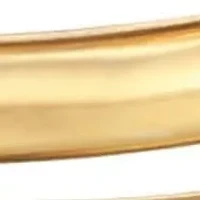 Tarnish Resistant 18k Gold Plated Three Band Connected Ring Set
