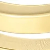 Tarnish Resistant 18k Gold Plated Wave Band