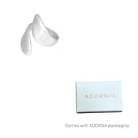 Tarnish Resistant Silver Overlap Petals Ring
