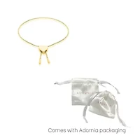 14k Gold Plated Heart Bolo Bracelet