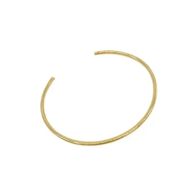 Tarnish Resistant 14k Gold Plated Thin Cuff Bracelet