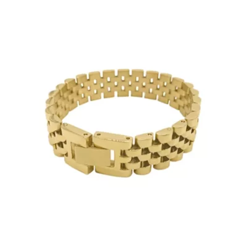 Tarnish Resistant 14k Gold Plated Watch Band Bracelet