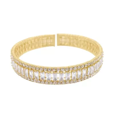 Crystal Stretch Cuff Bracelet