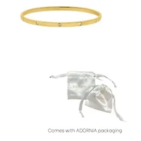Tarnish Resistant 14k Gold Plated Bangle Stacker