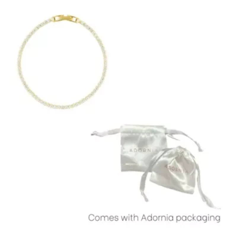 14k Gold Plated 7" Micro Tennis Bracelet