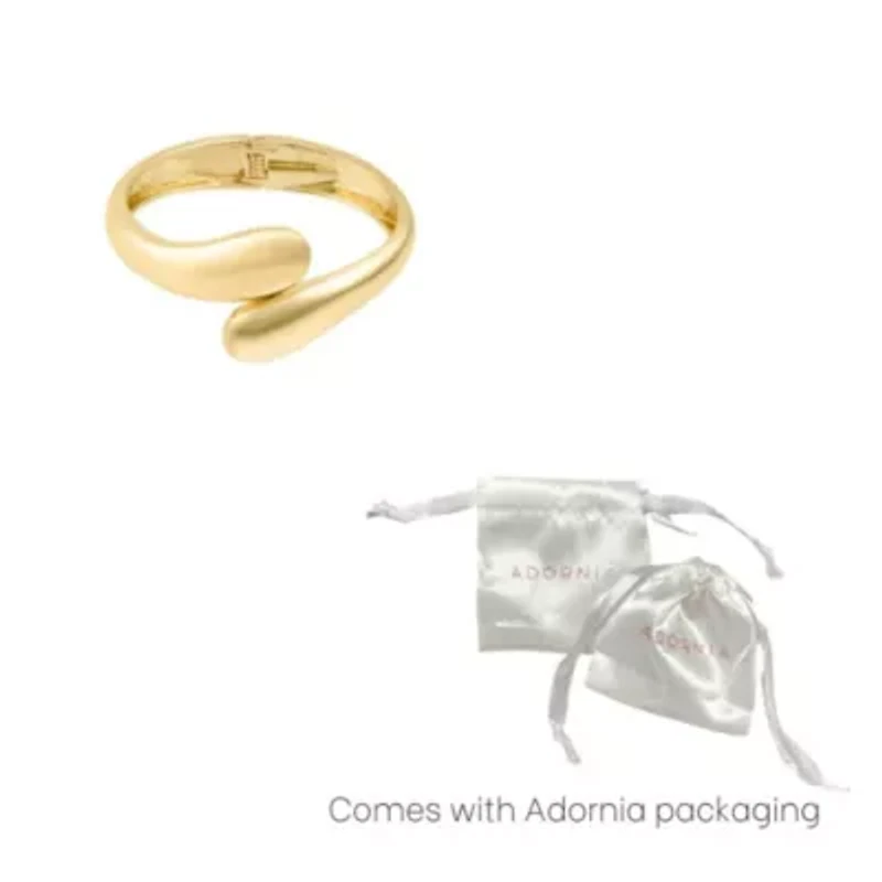Gold Plated Overlapping Cuff