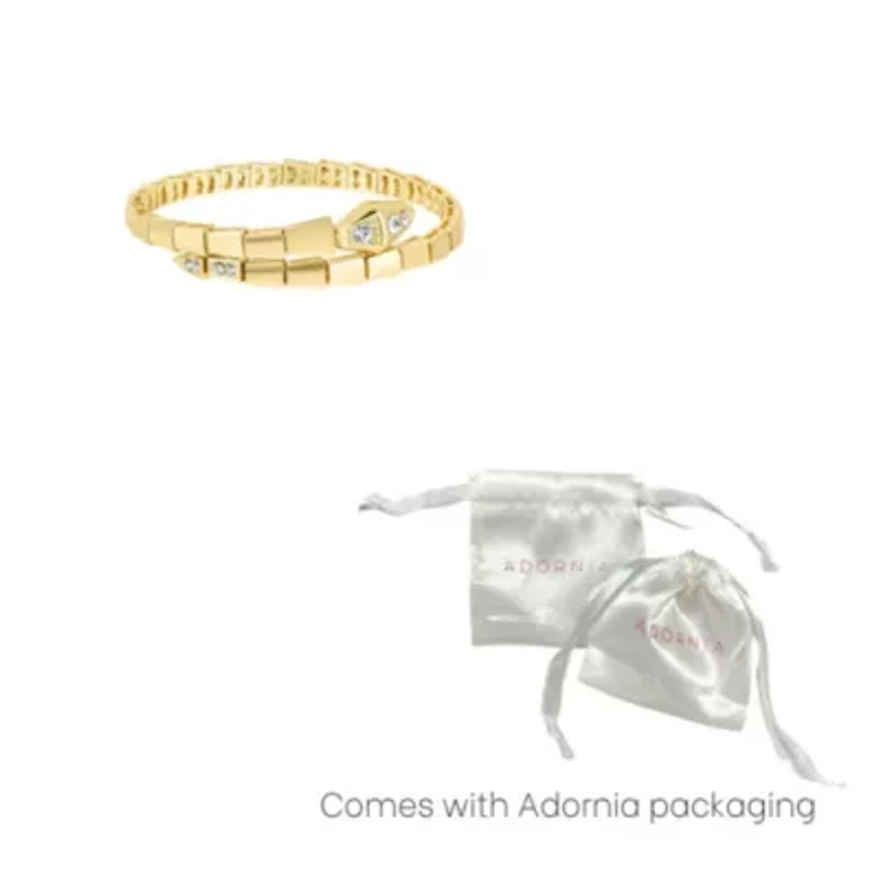 Gold Plated Wrap Snake Cuff